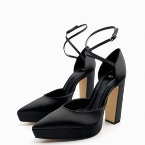 ZARA LIMITED EDITION HEELED PLATFORM SHOES